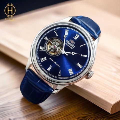 Đồng Hồ Nam Orient Automatic Cabalero Blue FAG00004D0 ( SAG00004D0 ) ( TAG00004D0 ) Dây Da Vỏ Trắng Mặt Xanh