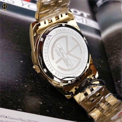 Đồng Hồ Nam Mathey Tissot Quartz Full Gold H710PDI