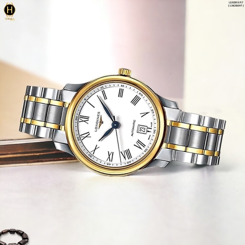 Đồng Hồ Nam Longines Automatic Master Collection L2.628.5.11.7 (L26285117) Dây Thép Demi Mặt Trắng Sapphire.