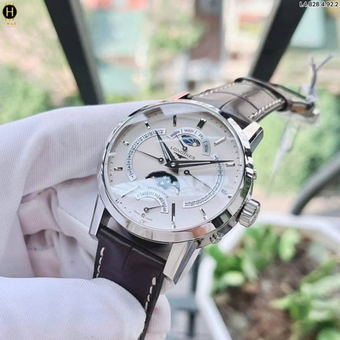 Đồng Hồ Nam Longines Retrograde Automatic Moonphase L4.828.4.92.2 ( L48284922 )
