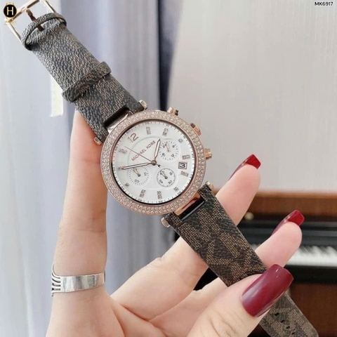 Đồng Hồ Nữ Michael Korls Quartz Parker MK6917