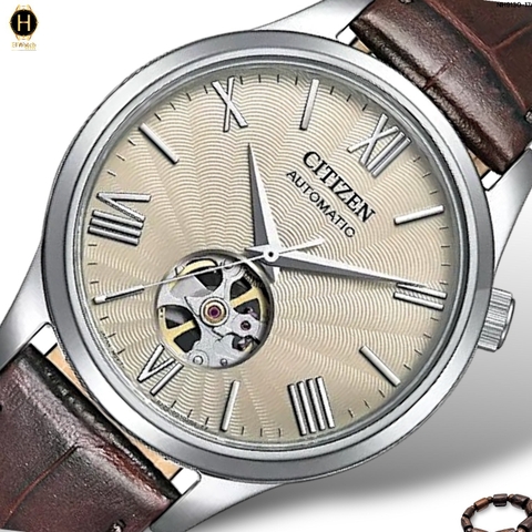 Đồng Hồ Nam Citizen Automatic Mechanical Open Heart NH9130-17A