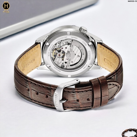 Đồng Hồ Nam Citizen Automatic Mechanical Open Heart NH9130-17A