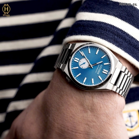 Đồng Hồ Nam Citizen Automatic Tsuyosa Small Second Blue NK5010-51L