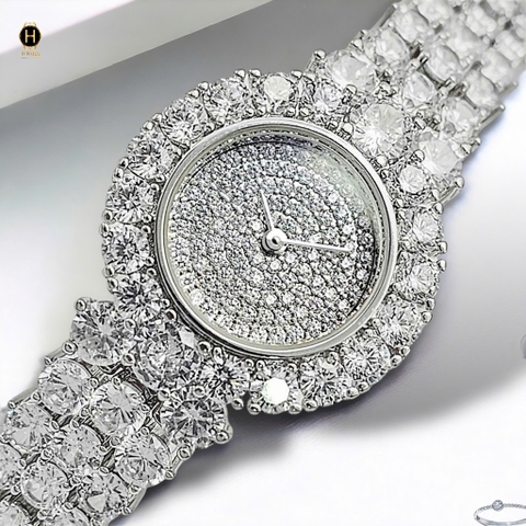 Đồng Hồ Nữ Royal Crown Quartz Đính Đá R2064 
