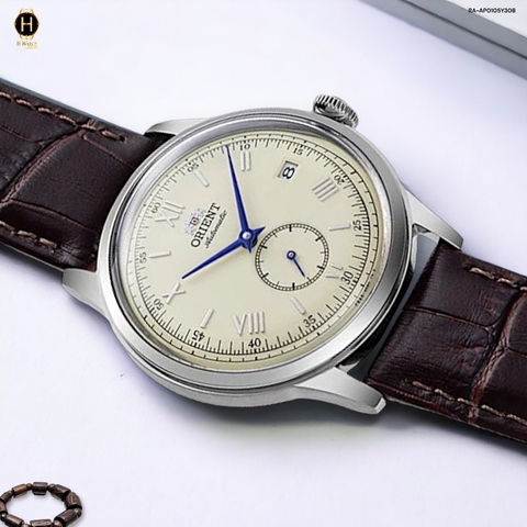 Đồng Hồ Nam Orient Automatic Classic Bambino 38 Small Seconds RA-AP0105Y30B ( RA-AP0105Y ) Dây Da Nâu Vỏ Thép Mặt Trắng Ngà