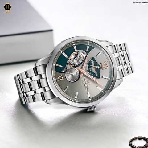 Đồng Hồ Nam Orient Star Automatic Layered Skeleton Limited Edition RE-AV0B09N00B ( RE-AV0B09N ) Open Heart 
