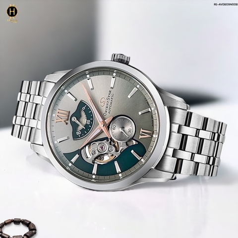 Đồng Hồ Nam Orient Star Automatic Layered Skeleton Limited Edition RE-AV0B09N00B ( RE-AV0B09N ) Open Heart 
