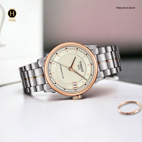 Đồng Hồ Nữ Tissot Automatic Luxury Powermatic 80 33mm T086.207.22.261.01 ( T0862072226101 )