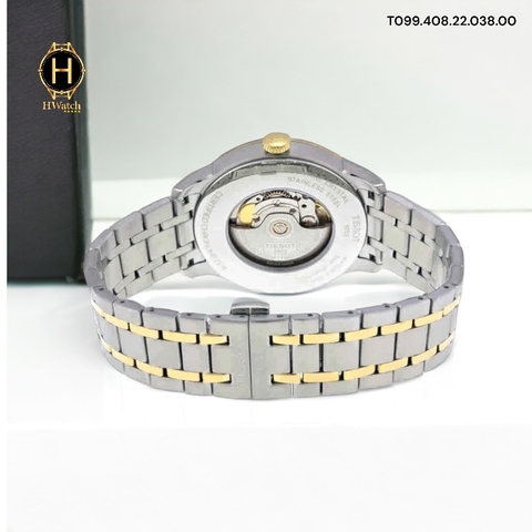Đồng Hồ Nam Tissot Automatic Chemin Des Tourelles Cosc Demi Gold T099.408.22.038.00 (T0994082203800) 