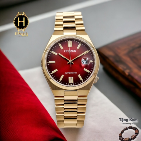 Đồng Hồ Nam Citizen Automatic Tsuyosa Mechanical Rose Red NJ0153-82X ( NJ0153 )
