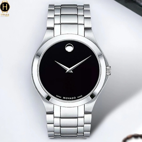 Đồng Hồ Nam Movado Quartz Collection Black Dial 0606781