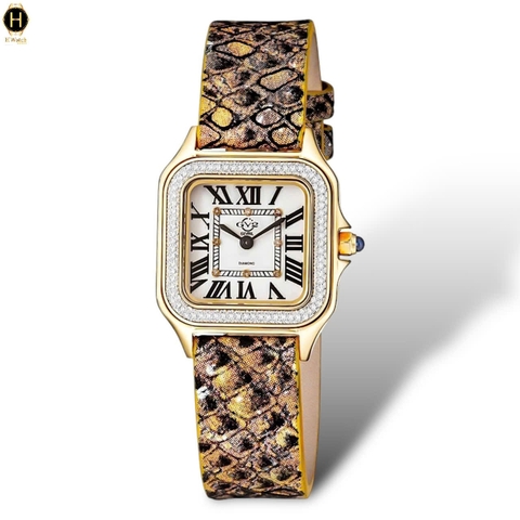 Đồng Hồ Nữ GV2 by Gevril Quartz Milan Diamond Swiss 12102A