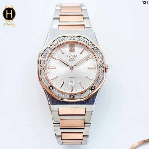 Đồng Hồ Nữ GV2 by Gevril Quartz Palmanova Diamond Limited Edition 12701