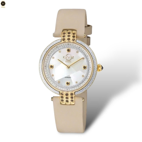 Đồng Hồ Nữ GV2 By Gevril Quartz Matera Diamond 12808