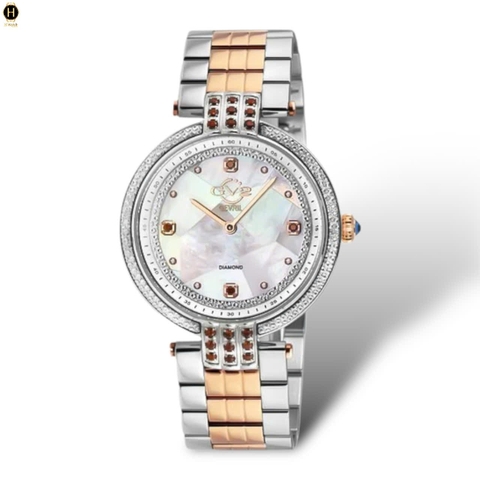 Đồng Hồ Nữ Gv2 By Gevril Quartz Matera Diamond 12810B  Limited Edition 999 Model
