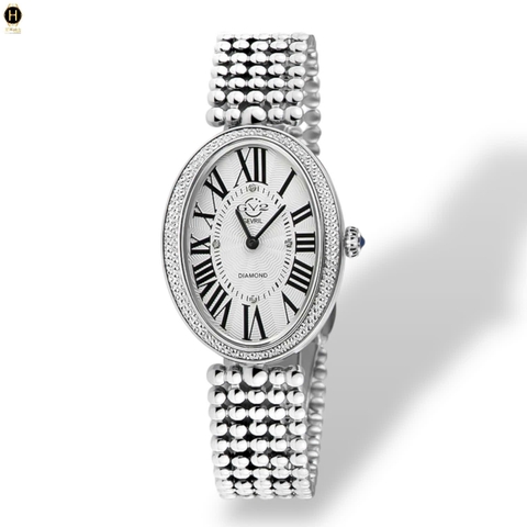Đồng Hồ Nữ GV2 By Gevril Quartz Piazza Navona - Diamond 14800B