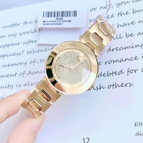 Đồng Hồ Nữ Movado Quartz Bold Crystal Pave 3600492