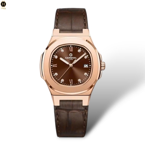 Đồng Hồ Nữ Carnival Quartz 8160L-VH-DD-N