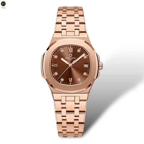 Đồng Hồ Nữ Carnival Quartz 8160L-VH-N ( 8160L ) Cá Hồi