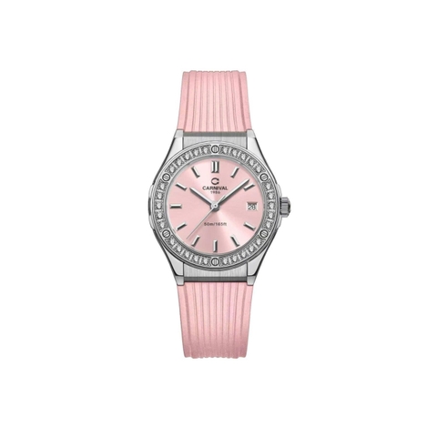 Đồng Hồ Nữ Carnival Quartz 8168L2-VT-DCS-H