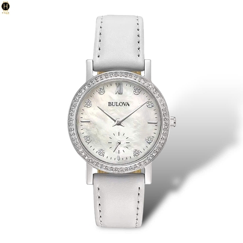 Đồng Hồ Nữ Bulova Quartz Crystal White 96L245