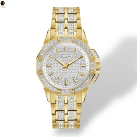 Đồng Hồ Nữ Bulova Quartz Octava Crystal 98L302