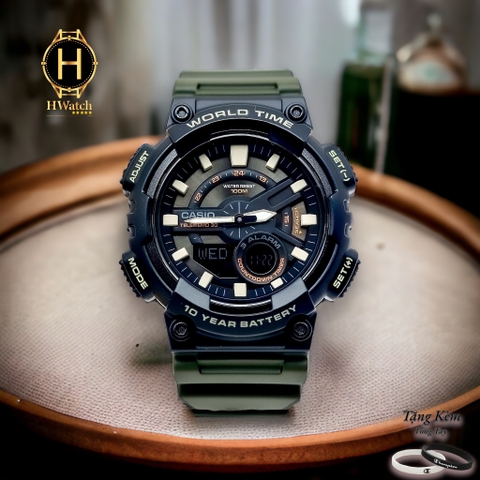 Đồng Hồ Nam Casio Quartz AEQ-110W-3AVDF