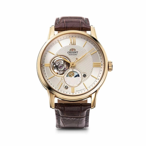 Đồng Hồ Nam Orient Automatic Sun & Moon 4 Gold RA-AS0010S10B ( RA-AS0010S30B ) ( RA-AS0010S )