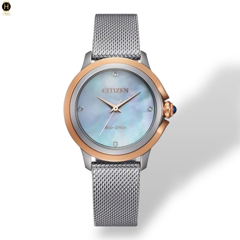 Đồng Hồ Nữ Citizen Quartz Eco-Drive Ceci EM0796-59Y