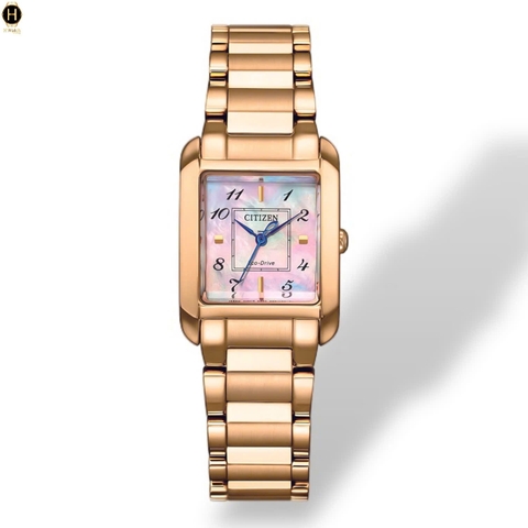 Đồng Hồ Nữ Citizen Quartz Eco-Drive L Bianca Rose Tone Watch 21.5mm EW5603-89Y