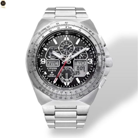 Đồng Hồ Nam Citizen Quartz Eco-Drive Promaster Skyhawk A-T Chronograph JY8120-58E