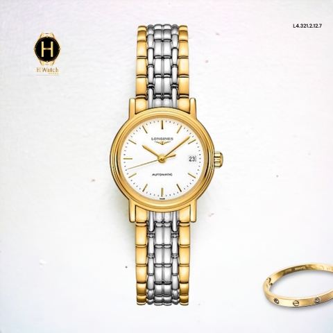 Đồng Hồ Nữ Longines Automatic L4.321.2.12.7 (L43212127) Présence Sapphire