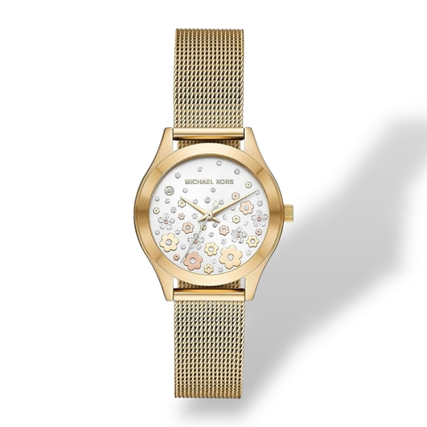 Đồng Hồ Nữ Michael Kors Quartz Slim Runway MK4383