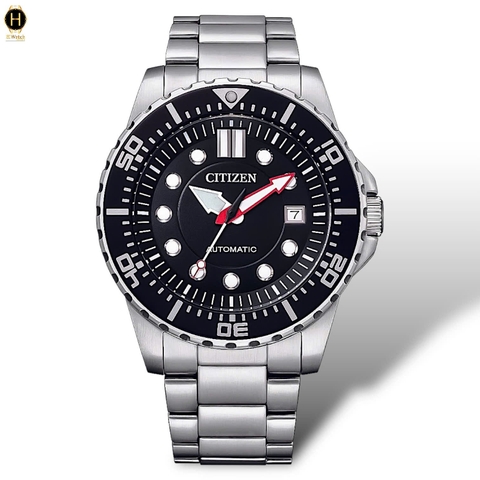 Đồng Hồ Nam Citizen Automatic NJ0120-81E Thép Mặt Đen