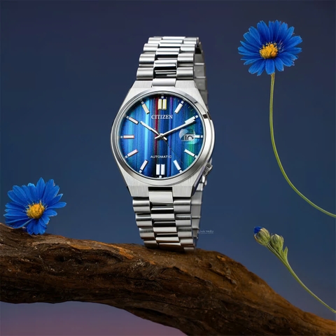 Đồng Hồ Nam Citizen Automatic Tsuyosa Mechanical Blue Multiple NJ0151-53W ( NJ0151 )