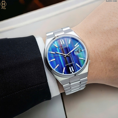 Đồng Hồ Nam Citizen Automatic Tsuyosa Mechanical Blue Multiple NJ0151-53W ( NJ0151 )