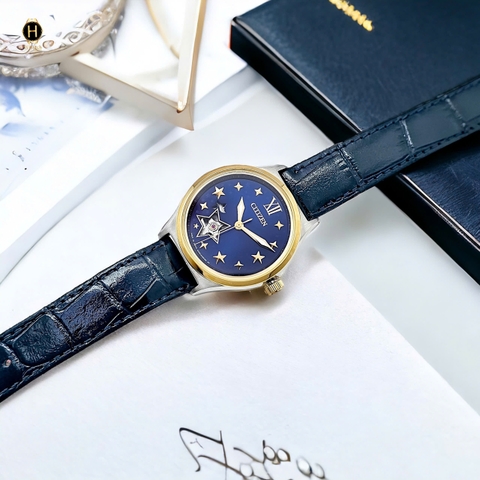 Đồng Hồ Nữ Automatic Citizen Open Heart PC1009-27M 