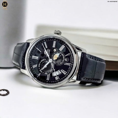 Đồng Hồ Nam Orient Automatic Sun And Moon Gen 3 Black RA-AK0010B10B ( RA-AK0010B00C ) ( RA-AK0010B ) ( RA-AK0010B30B )
