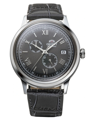 Đồng Hồ Nam Orient Automatic RA-AK0704N10B Dây Da Vỏ Trắng Mặt Xám Bambino Gen 8