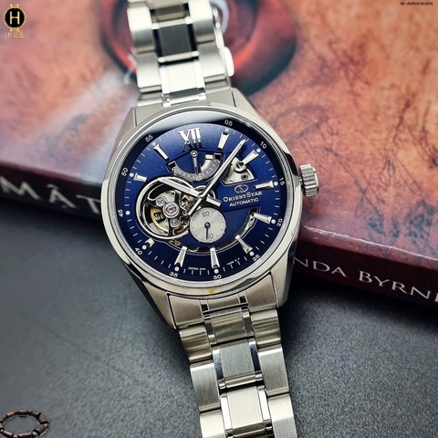Đồng Hồ Nam Orient Star Automatic Semi Skeleton Joker Blue RE-AV0003L00B ( RE-AV0003L) ( RE-AV0003L00Z )  