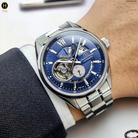 Đồng Hồ Nam Orient Star Automatic Semi Skeleton Joker Blue RE-AV0003L00B ( RE-AV0003L) ( RE-AV0003L00Z )  