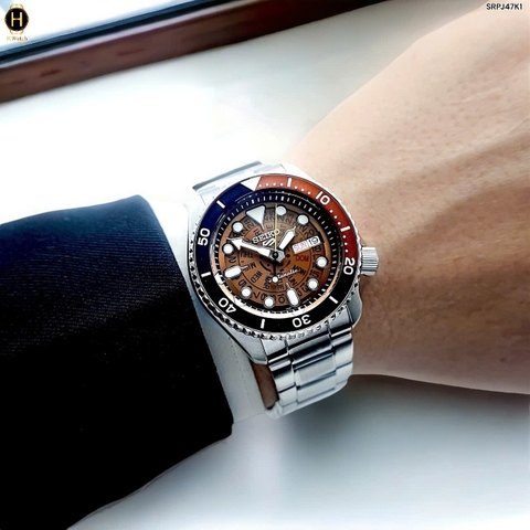 Seiko 5 Automatic Sport Skeleton Style SRPJ47K1 SRPJ47 SRPJ47J1 