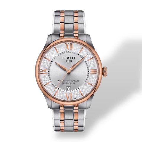 Đồng Hồ Nam Tissot Automatic Chemin des Tourelles Powermatic 80 T139.807.22.038.00 ( T1398072203800 )