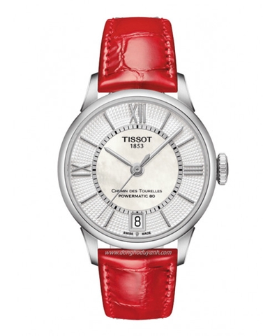 Đồng Hồ Nữ Tissot Automatic Chemin Des Tourelles Powermatic 80 T099.207.16.118.00 (T0992071611800)