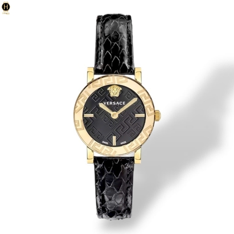 Đồng Hồ Nữ Versace Quartz Greca Glass Leather VEU300221