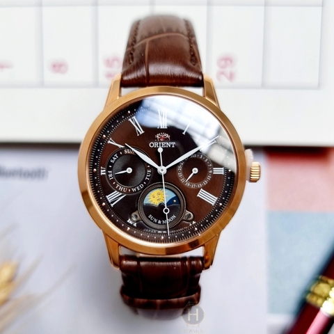 Đồng Hồ Nữ Orient Quartz Sun And Moon Nâu RA-KA0002Y00B ( RA-KA0002Y10A ) ( RA-KA0002Y )