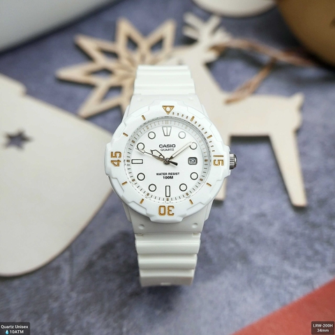 Đồng Hồ Casio Quartz LRW-200H-7E2VDF Dây Causu Cho Bé Đáng Yêu