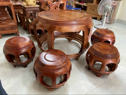 BỘ BÀN TRÒN 6 GHẾ