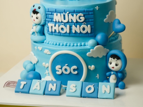 Bánh Kem Fondant 2 Tầng